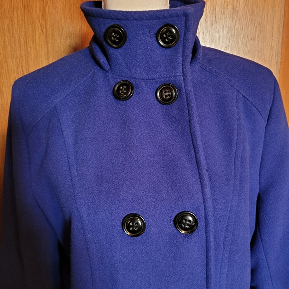 Metaphor Women's Coat with Removable Hood Blue Size L - Picture 2 of 12